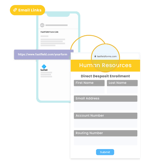 Email Web Form Links