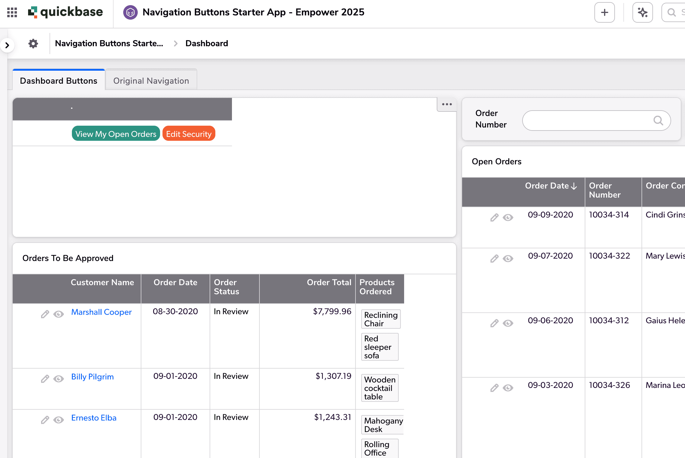 Empower 2025 - Navigation Buttons Starter App