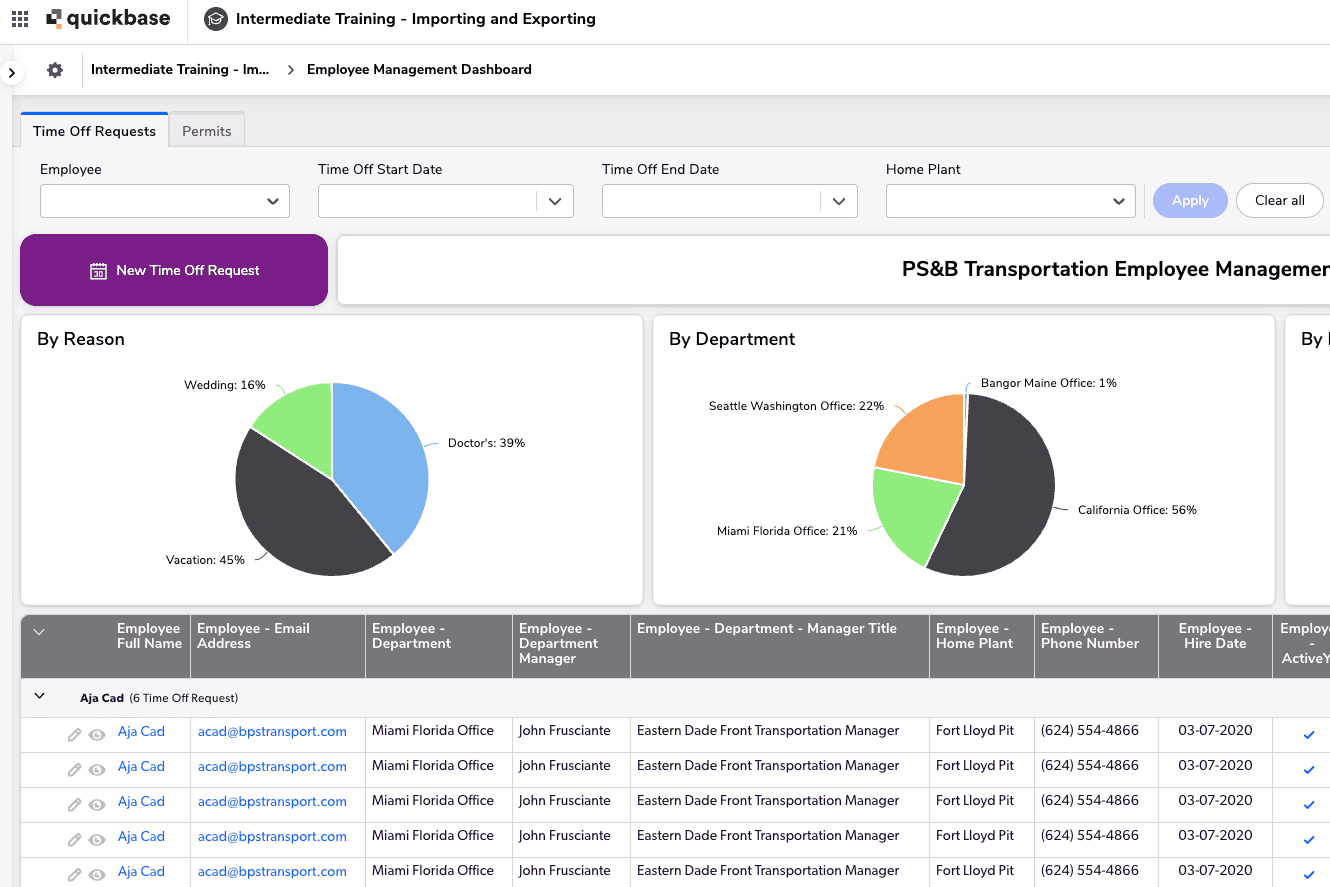 Intermediate Training - Importing and Exporting