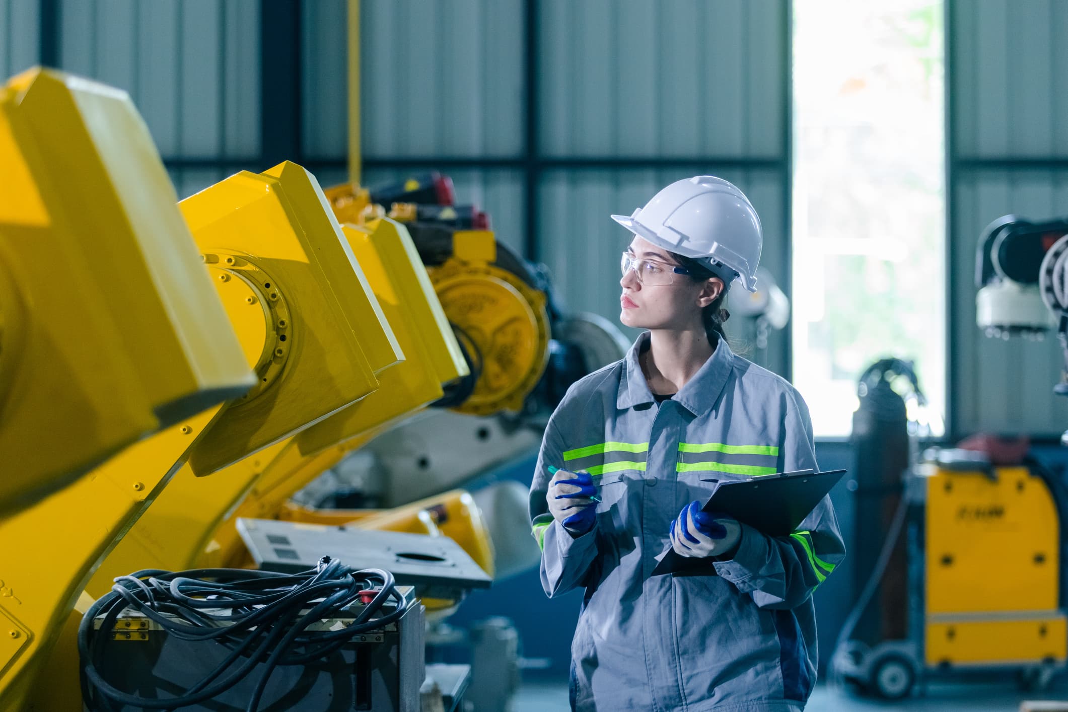 Blog images woman in manufacturing plant