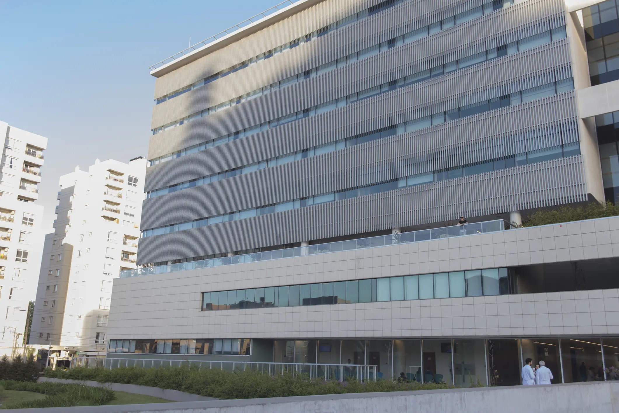 Exterior of a hospital building.