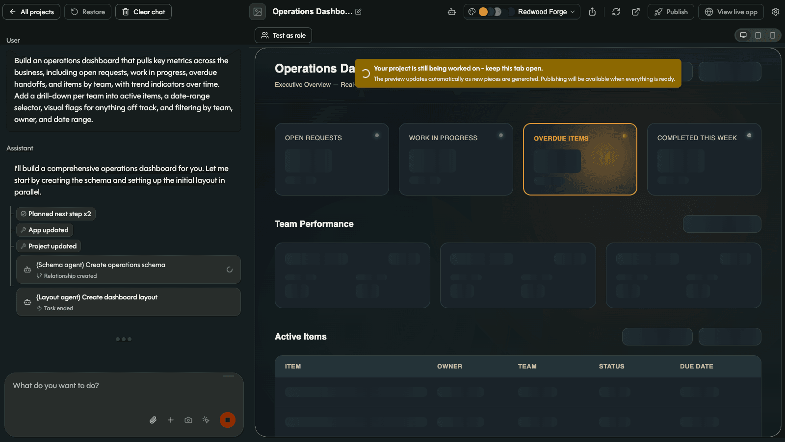 Build a custom reporting app and retire the weekly spreadsheet