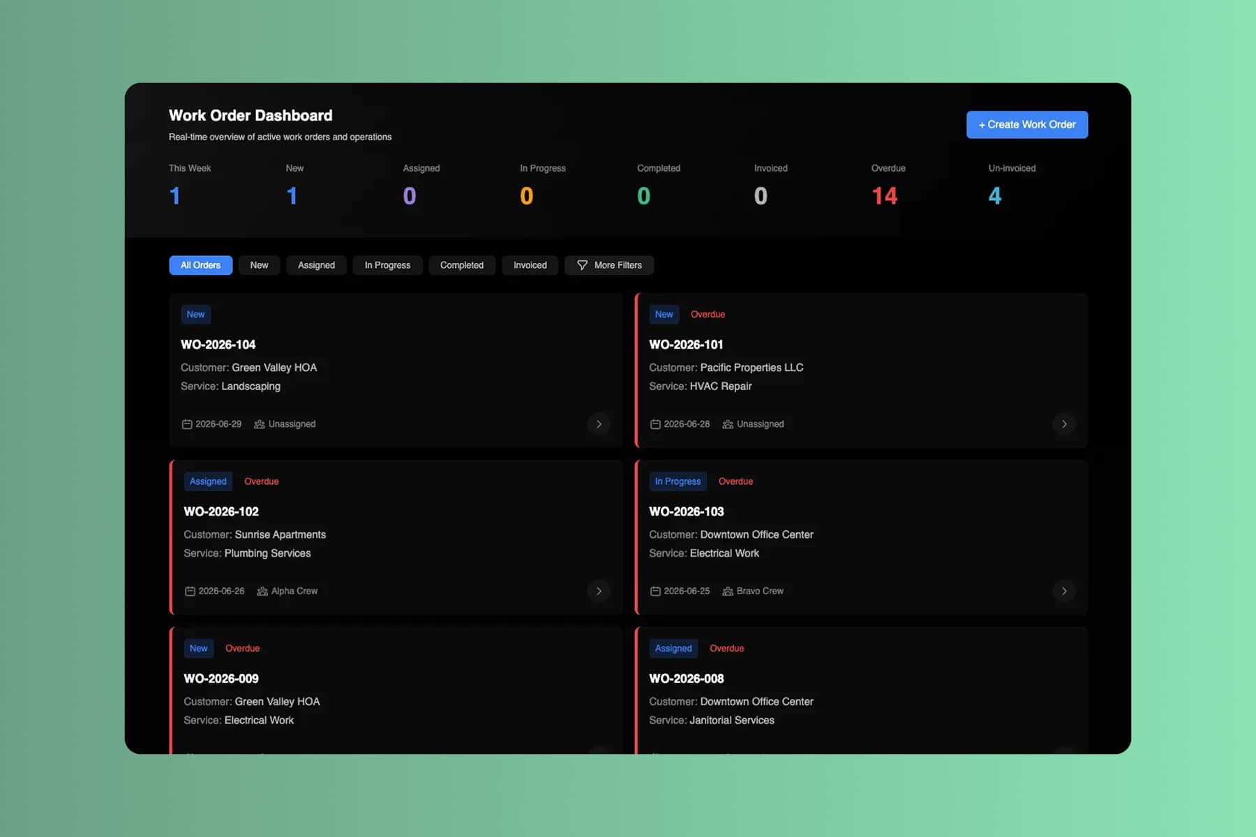 Run your field ops on apps that fit the work.