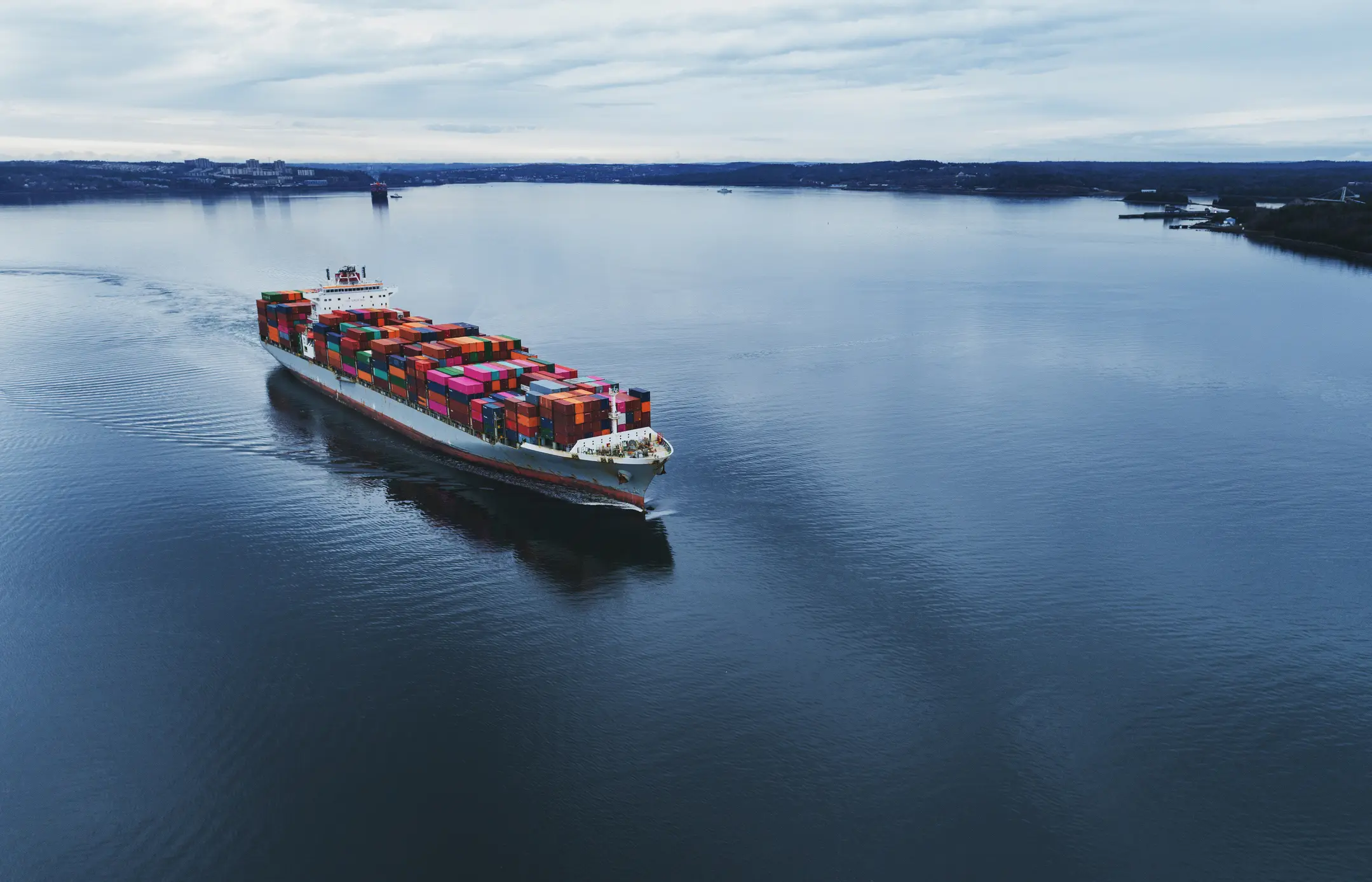 A supply boat