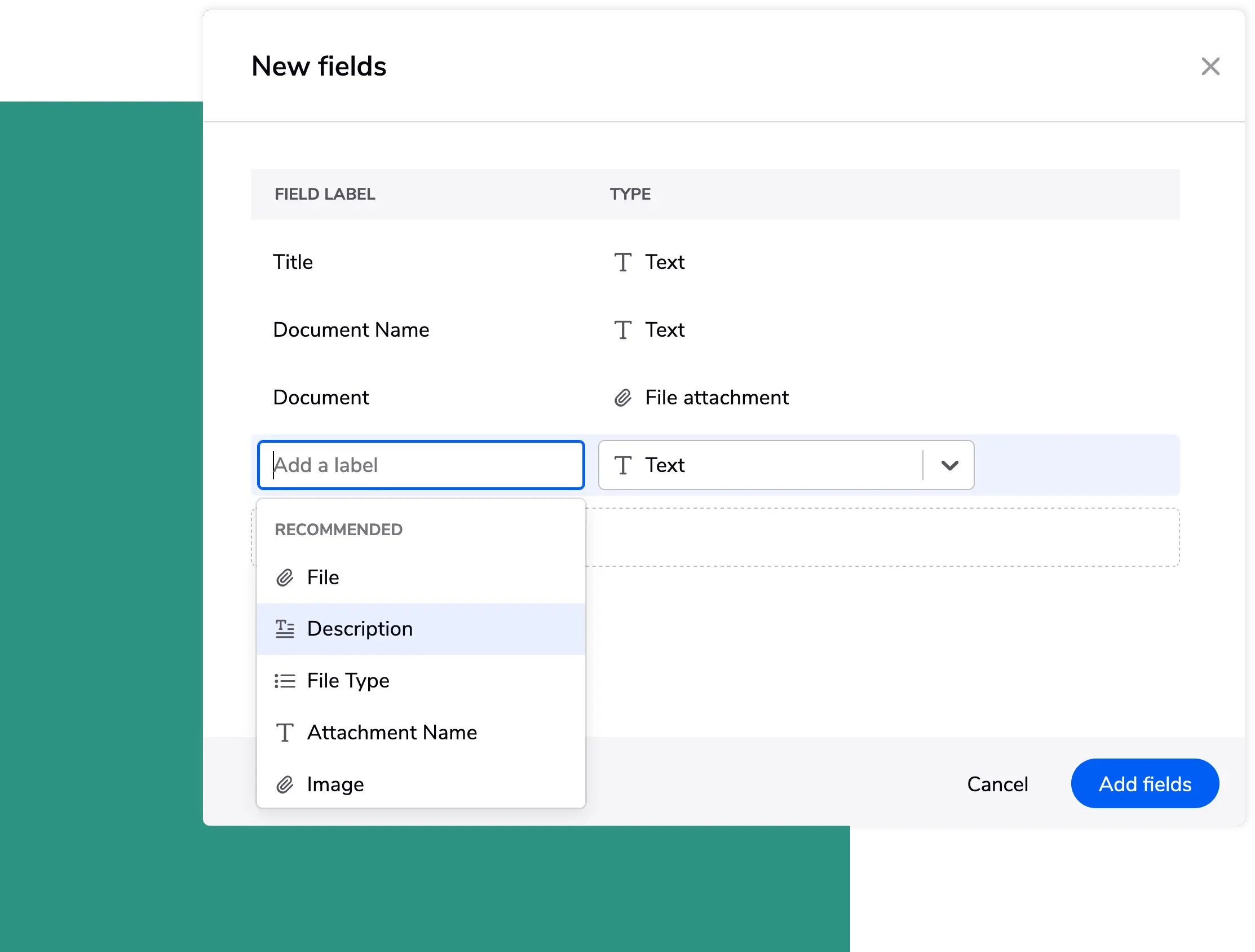 A screenshot of Quickbase's Smart Builder